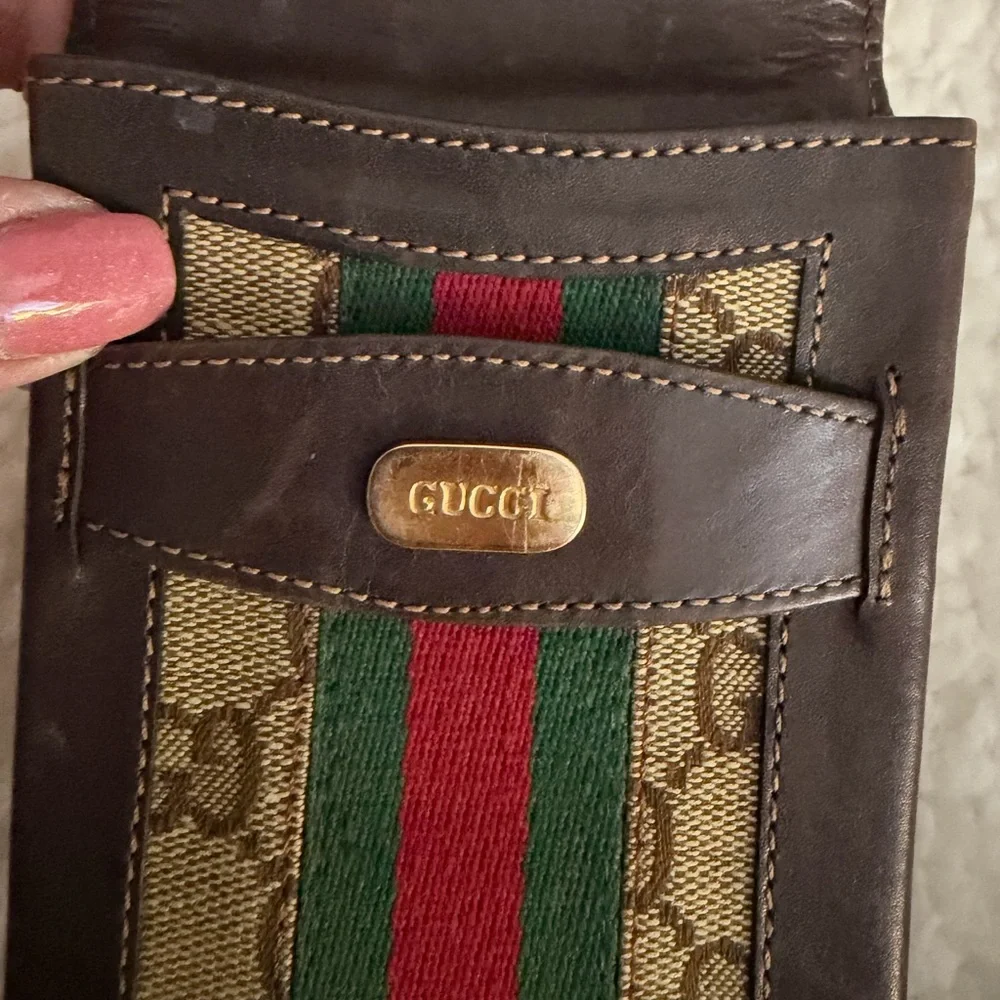 Gucci Vintage striped Glasses Case - Picture 4 of 6